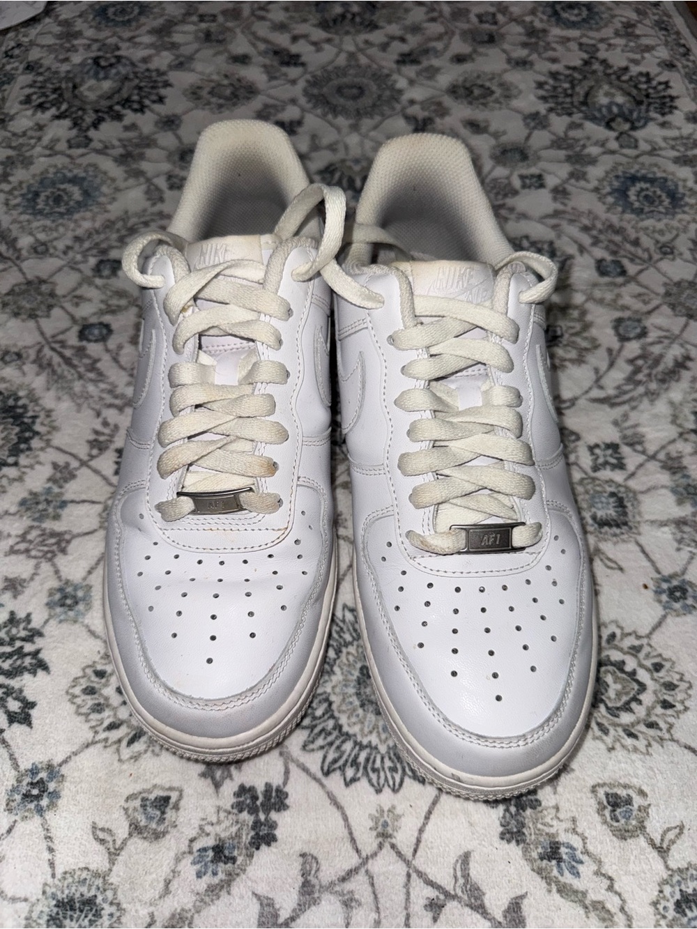 Nike Air Force 1 Low White Leather Sneakers